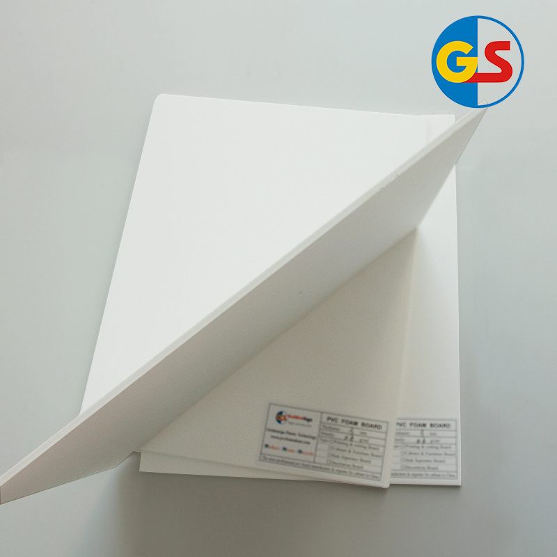 1.22*2.44m white high quality pvc foam sheet pvc plate for cabinet