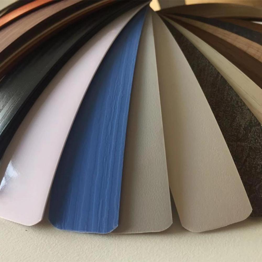 Edge banding tape  for particle board customized color PVC laminate edge banding