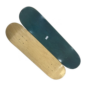 Blue Canadian Maple Wood Cold Pressed Skate Longboard Skateboard Deck