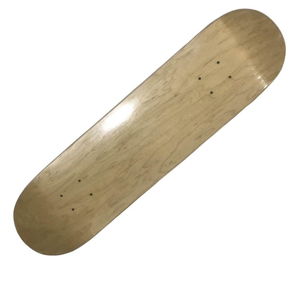 Blue Canadian Maple Wood Cold Pressed Skate Longboard Skateboard Deck