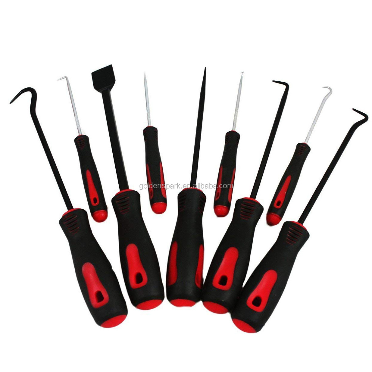 Precision Scraper, Hook, and Pick 9-Piece Set / Small 6.5