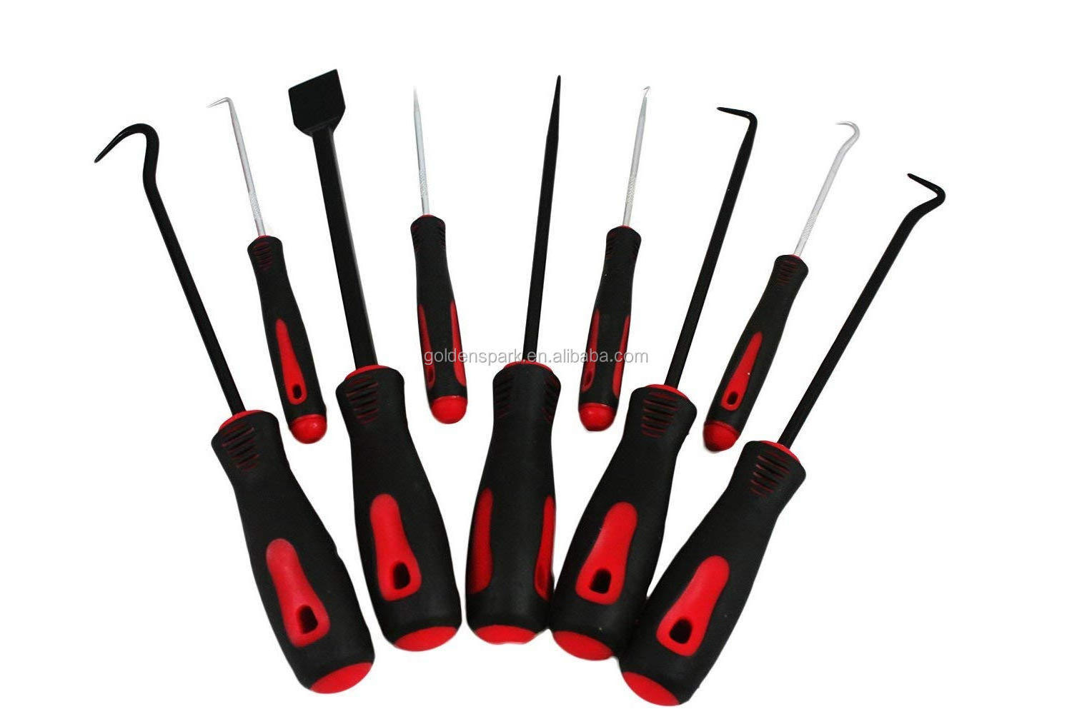 Precision Scraper, Hook, and Pick 9-Piece Set / Small 6.5