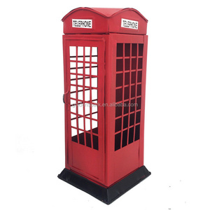 Red telephone booth saving bank,telephone box coin bank,telephone box piggy bank