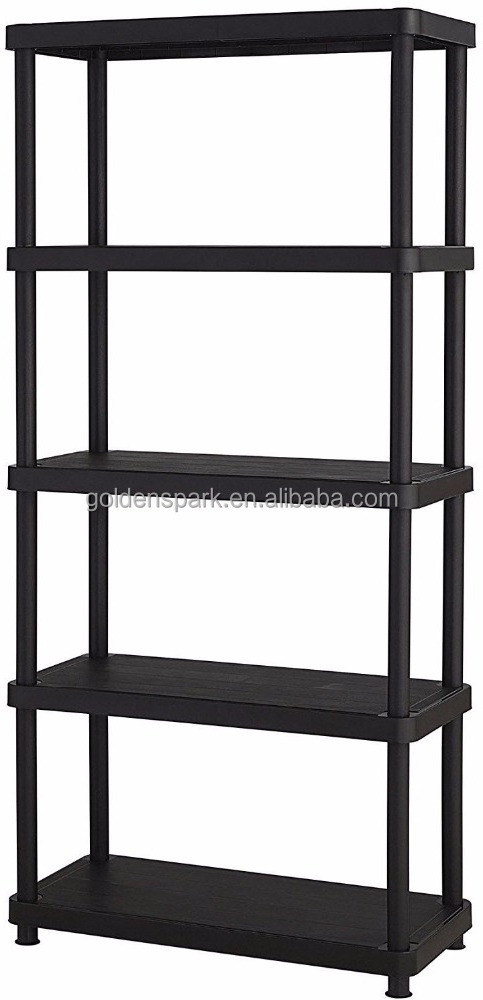 5 Tier Home Plastic Shelving Unit Storage Shelf Rack