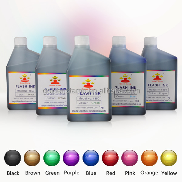 Eco friendly CGS flash ink for flash stamp&dura flash ink