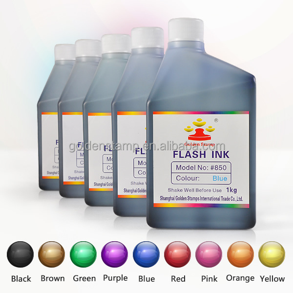 Eco friendly CGS flash ink for flash stamp&dura flash ink