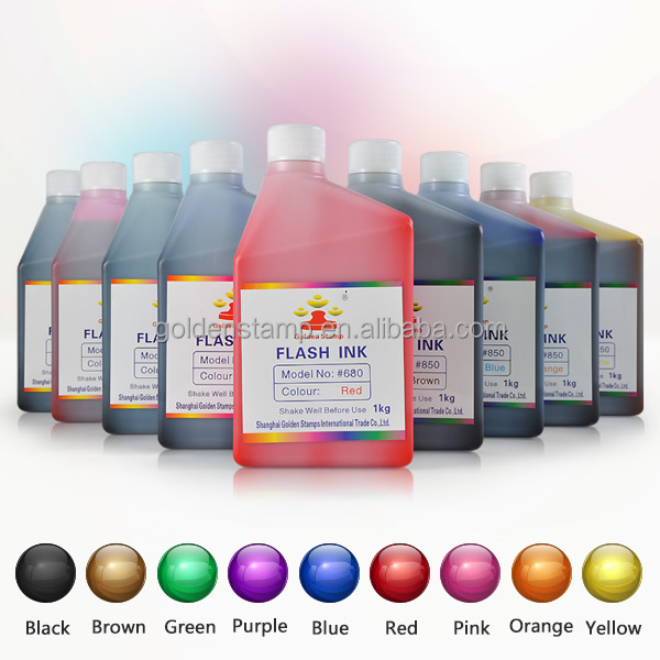 Eco friendly CGS flash ink for flash stamp&dura flash ink