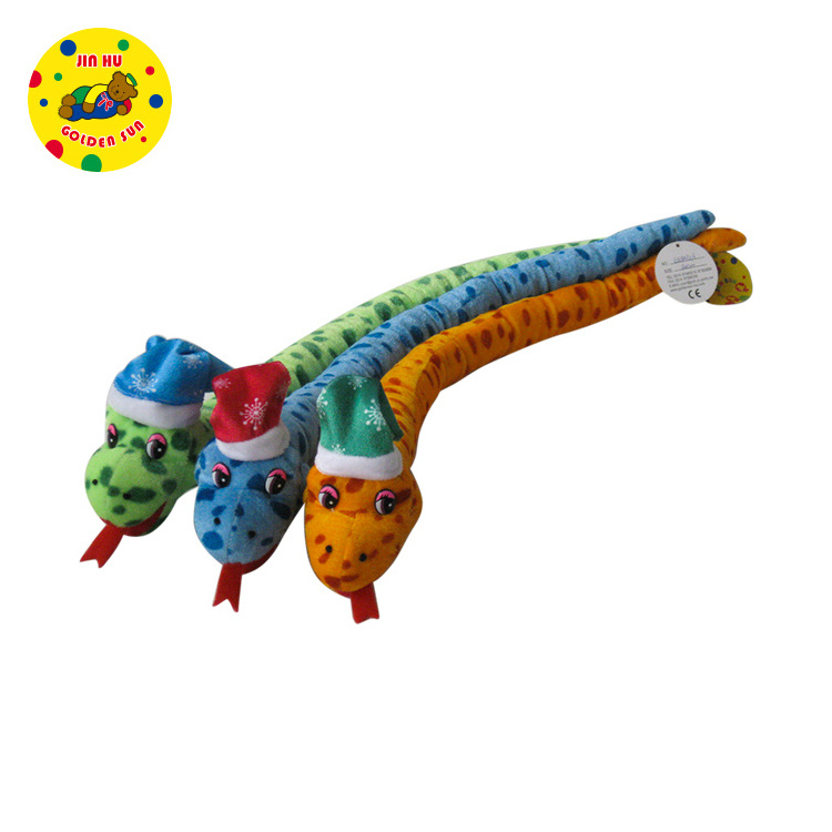 Lifelike New Design Cute Snake Soft Toy Stuffed Animal Plush Toys Cartoon Giant Snake Plush Toys