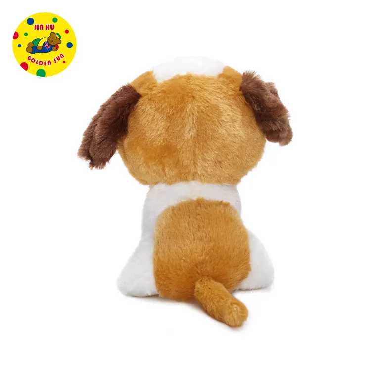 Animated stuffed plush soft toy dogs with big head