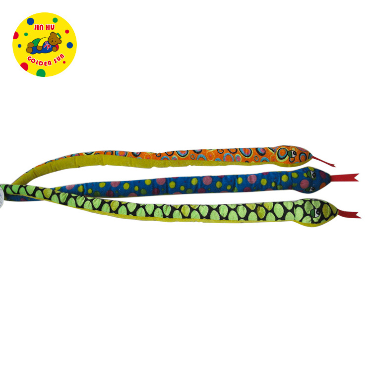 Lifelike New Design Cute Snake Soft Toy Stuffed Animal Plush Toys Cartoon Giant Snake Plush Toys