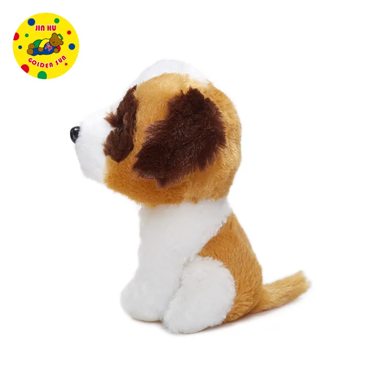 Animated stuffed plush soft toy dogs with big head