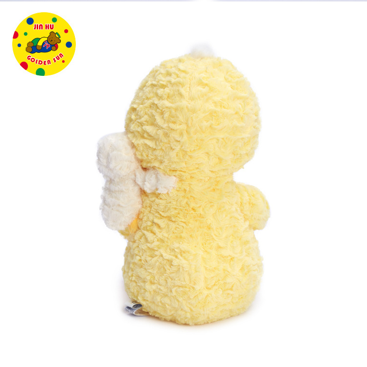 New design stuffed animal toy Mother and child duck doll healing companion girly heart throw pillow toys