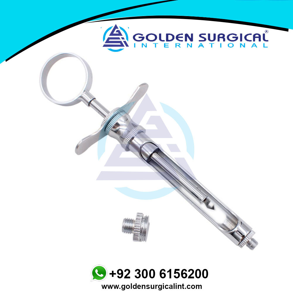 Dental Anesthesia Aspirating Syringe Dental Teeth Care Dentistry Surgical Instrument With Head Dental Syringe Stainless Steel