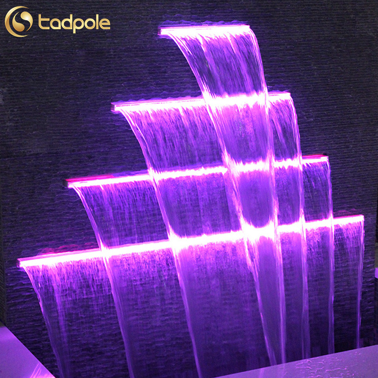 backyard waterfall led curtain light fairy fountain decoration waterfall and rainfall shower with led lights