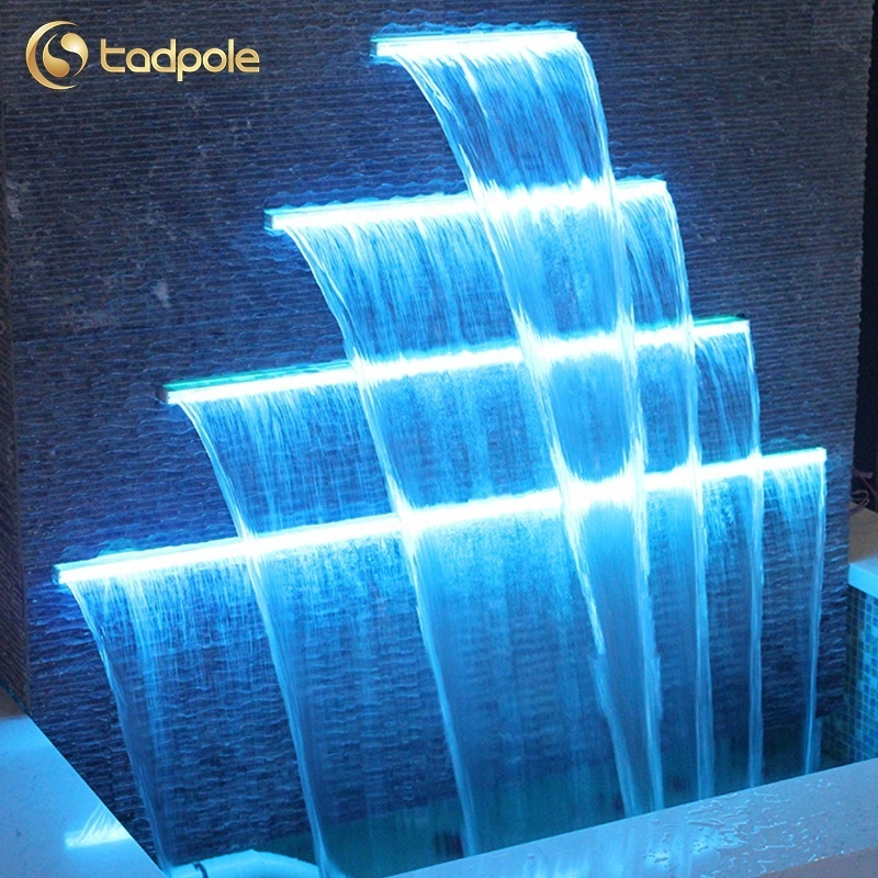 backyard waterfall led curtain light fairy fountain decoration waterfall and rainfall shower with led lights