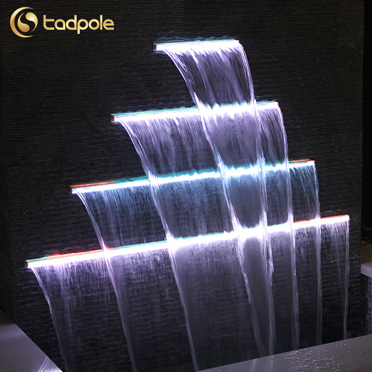 backyard waterfall led curtain light fairy fountain decoration waterfall and rainfall shower with led lights