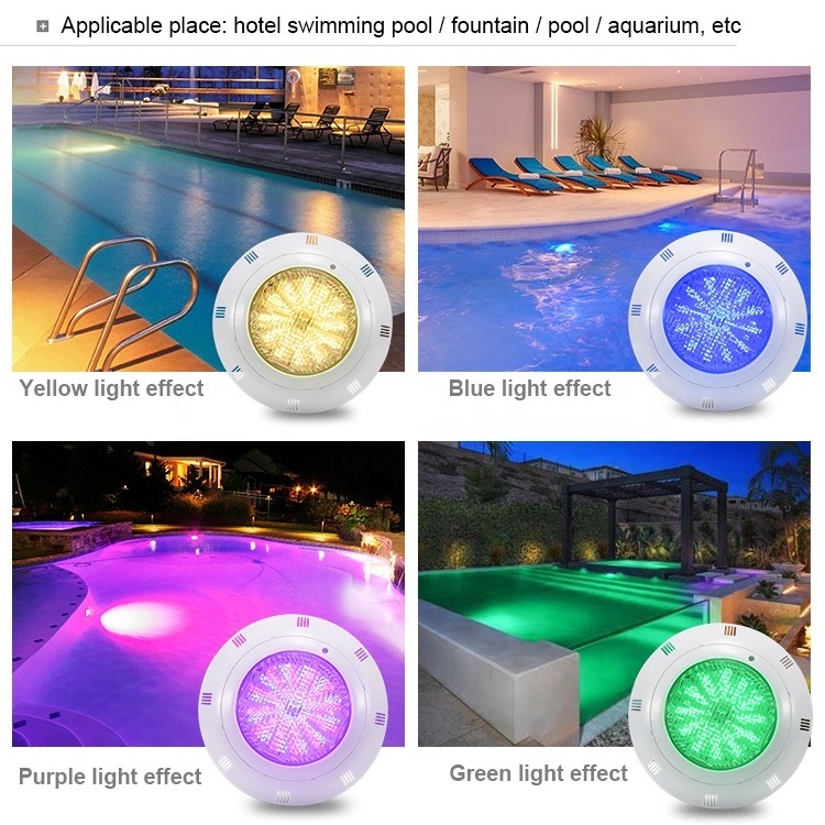 Tadpole Pool Lamp 12V Ac Wall Mounted Remote Control Color Changing Rgb Ip68 Underwater Waterproof Led Swimming Pool Lights