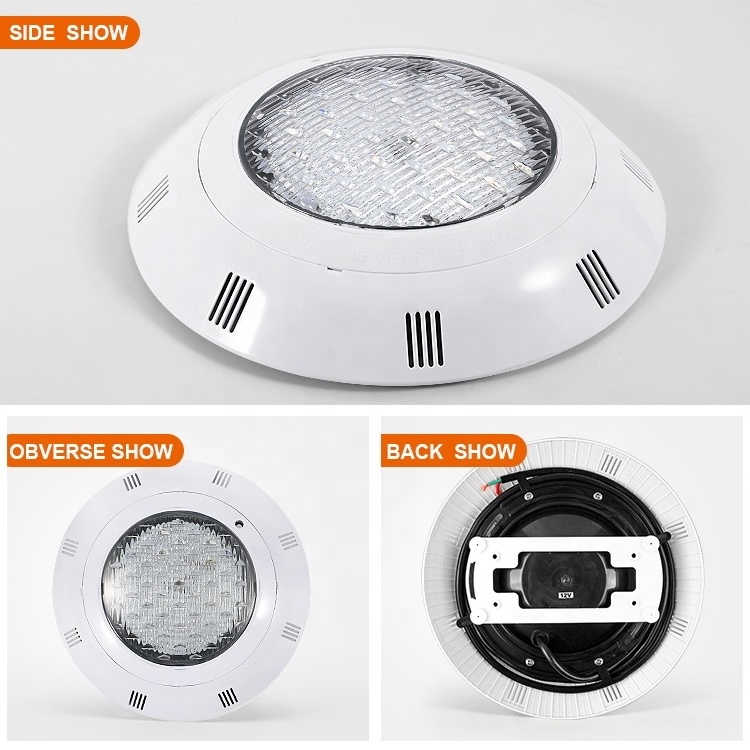 ABS Ip68 Waterproof Wall-Mounted Pool Lamp 12V 35W Remote Control Color Changing Rgb Led Underwater Swimming Pool Light