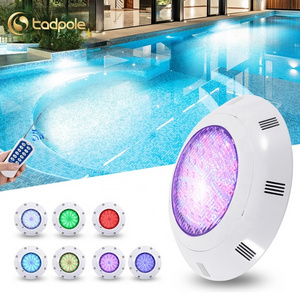 12V Ac Remote Control Color Changing Ip68 Waterproof Abs Wall-Mounted Rgb Led Underwater Swimming Pool Lights