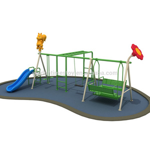 Hot selling kids outdoor amusement playground swing set