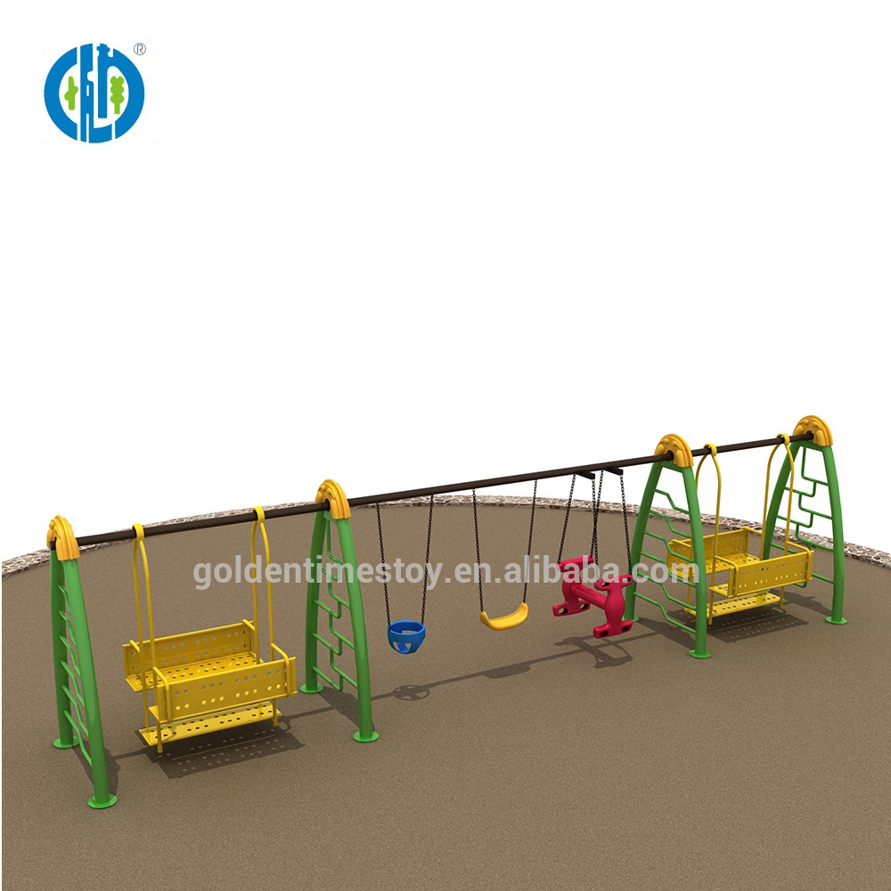 Wholesale quality park equipment playground Outdoor children playground kids swing and slide