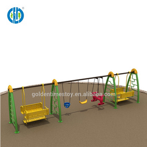 Wholesale quality park equipment playground Outdoor children playground kids swing and slide