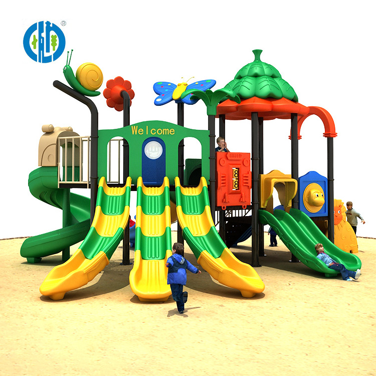 custom trendy play ground children kids outdoor playground equipment with swing sets