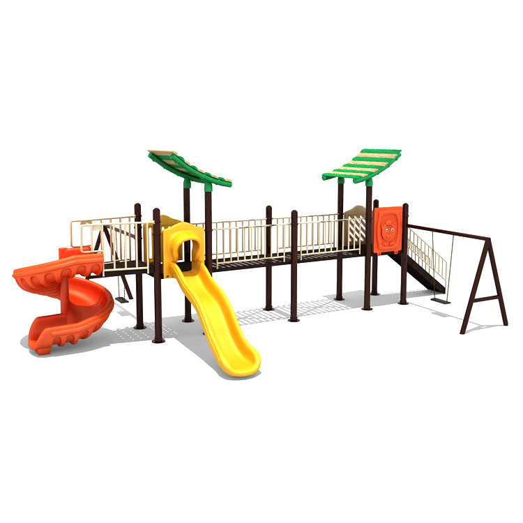 custom trendy play ground children kids outdoor playground equipment with swing sets