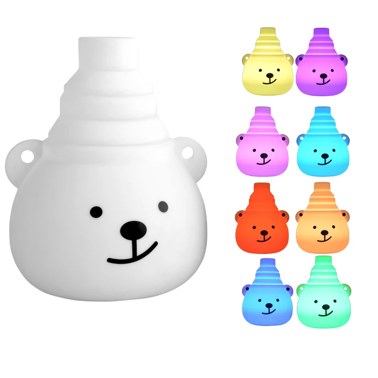 New Planting Grow Nursery Plant Pot Cup Led Table Kids Lamp Silicone Usb Nightlight Led Baby Night Light For Kids Room