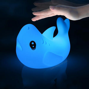 Rechargeable Animal Table Lamp Cute Gifts Baby Silicone Nursery Custom Light Kawaii Kids Night Light for Bedroom Living Room