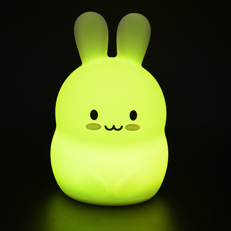 Cute Animal Night Light, Bunny Rabbit Huggable Cute Lamp For Baby Kids Children