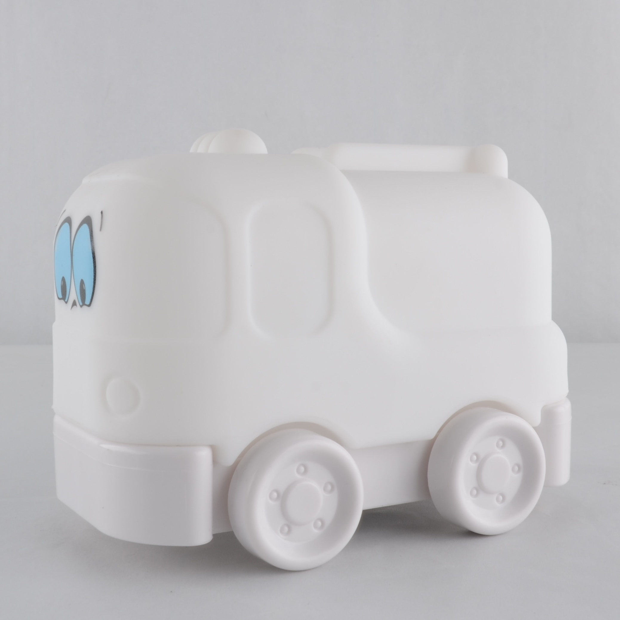 Rechargeable LED children's nursery Soft Silicone Fire truck night light with remote control for children's nursery