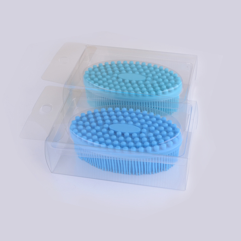 Ultra Soft Silicone Bay Bath Scrubber Sponge Anti-bacterial Body Shower Massager Silicone Baby Bath Brush