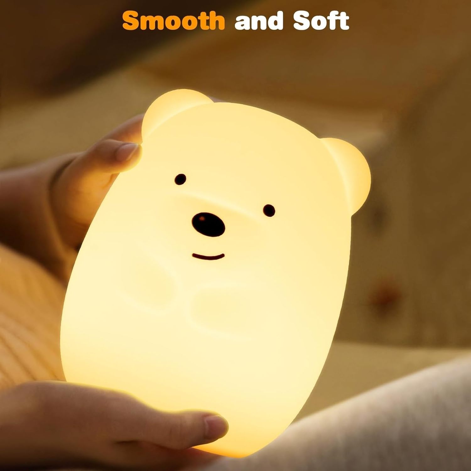 Cute Portable Bedrooms Living Rooms Night Light Custom Remote Control 16 Colors Children's Night Light For Kids Gift