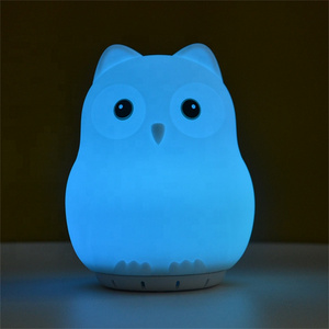 Hot Sell Portable Wireless Speaker Touch Lamp Portable speaker with Colorful Night light for Indoor