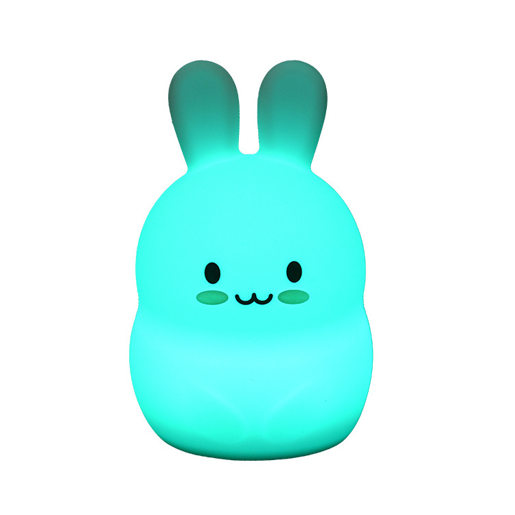 Cute Animal Night Light, Bunny Rabbit Huggable Cute Lamp For Baby Kids Children