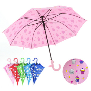 Promotional Magic Printing Color Change When Wet Children Kids Umbrella for the rain