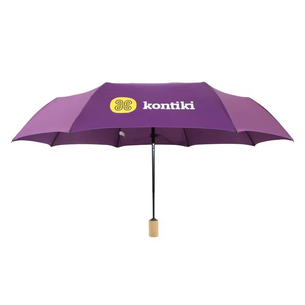 Custom Auto Open and Close Eco Environment Friendly Recycled PET Renewable Fabric Umbrella