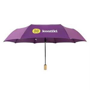 Custom Auto Open and Close Eco Environment Friendly Recycled PET Renewable Fabric Umbrella