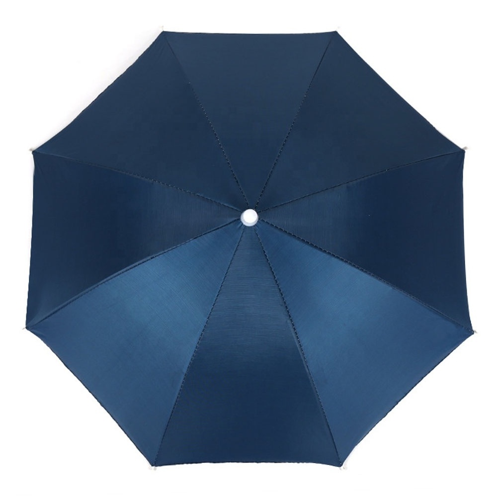 Promotional mini customized color sun  head hat umbrella