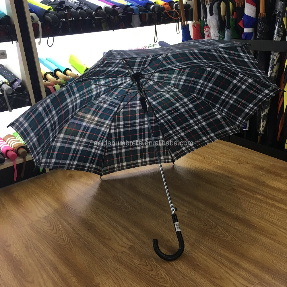 Chinese wholesale steel non-drip rain umbrella with plastic cover