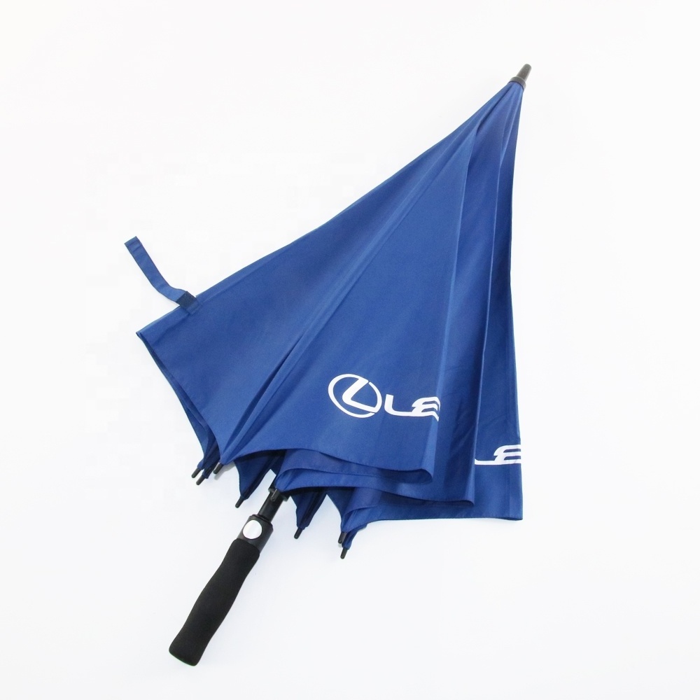 promotional automatic open big size lexus golf umbrella with custom logo printing