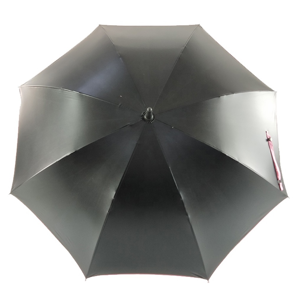 Cooling straight  solar umbrella fan  with UV protection