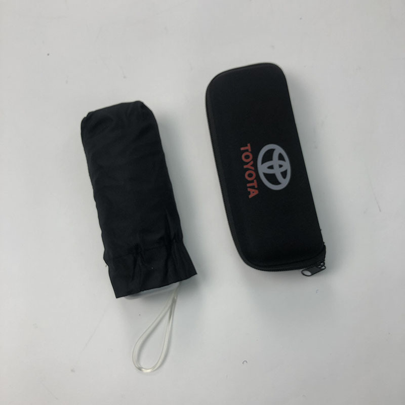 Uv Production Sunscreen Umbrellas With Case Lady Mini Capsule Umbrella Girls Portable Pocket 5 Folding Umbrella