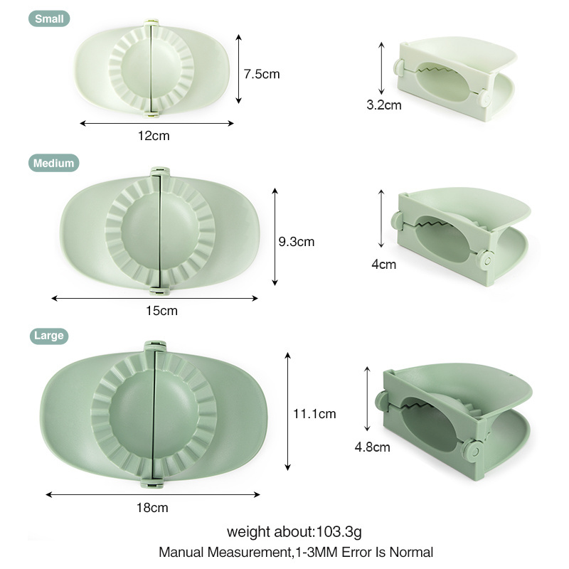 Kitchen Gadgets Tool of Stackable Dumpling Mould Plastic Dumpling Skin Wrapper Mold