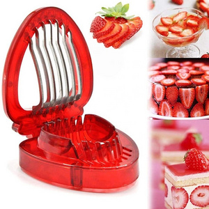 Wholesale Kitchen Gadgets Strawberry Huller and Cutter Slicer Fruit Tools