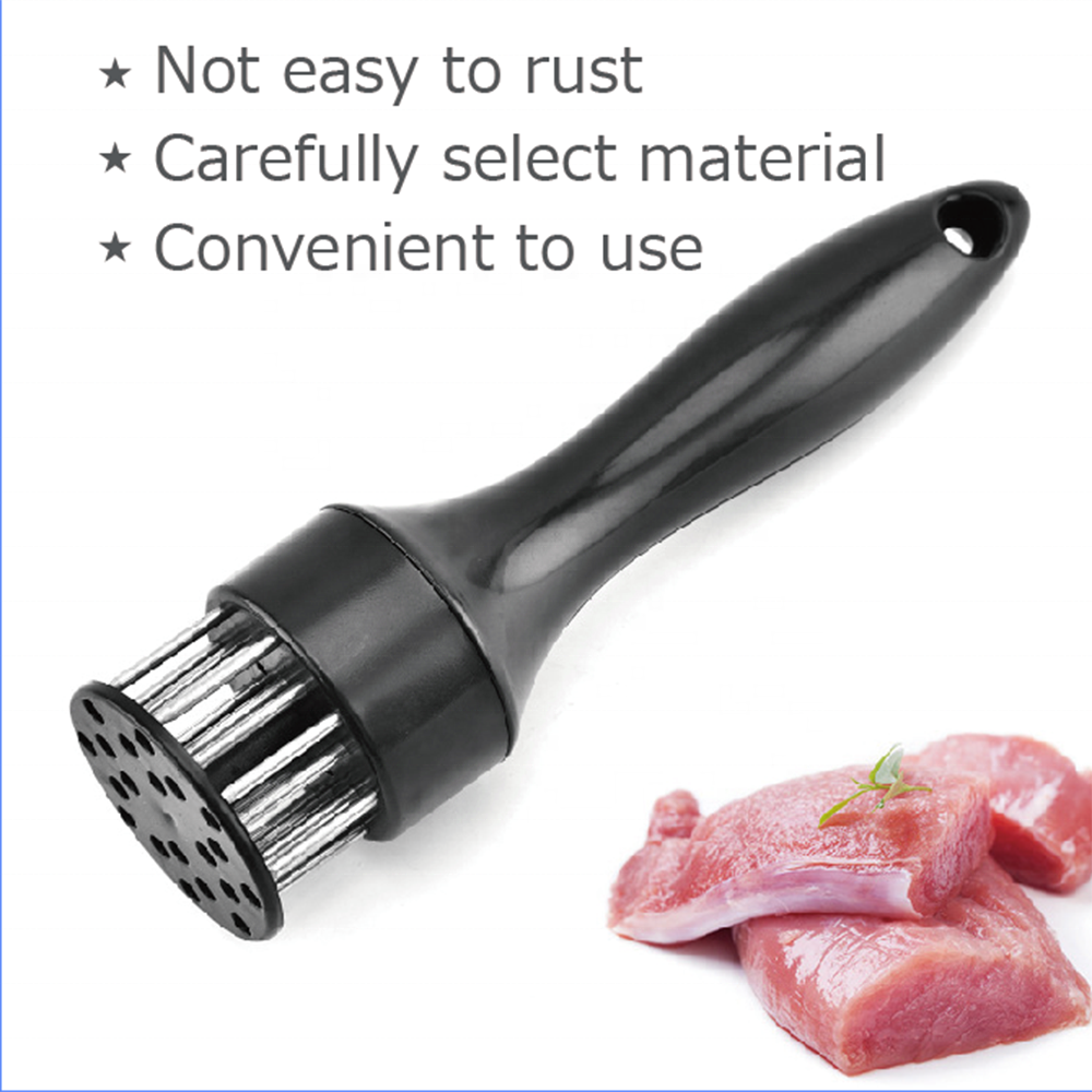 Meat Tenderizer Needle Hammer Stainless Steel Veal Steaks Cooking Tenderizer Tool