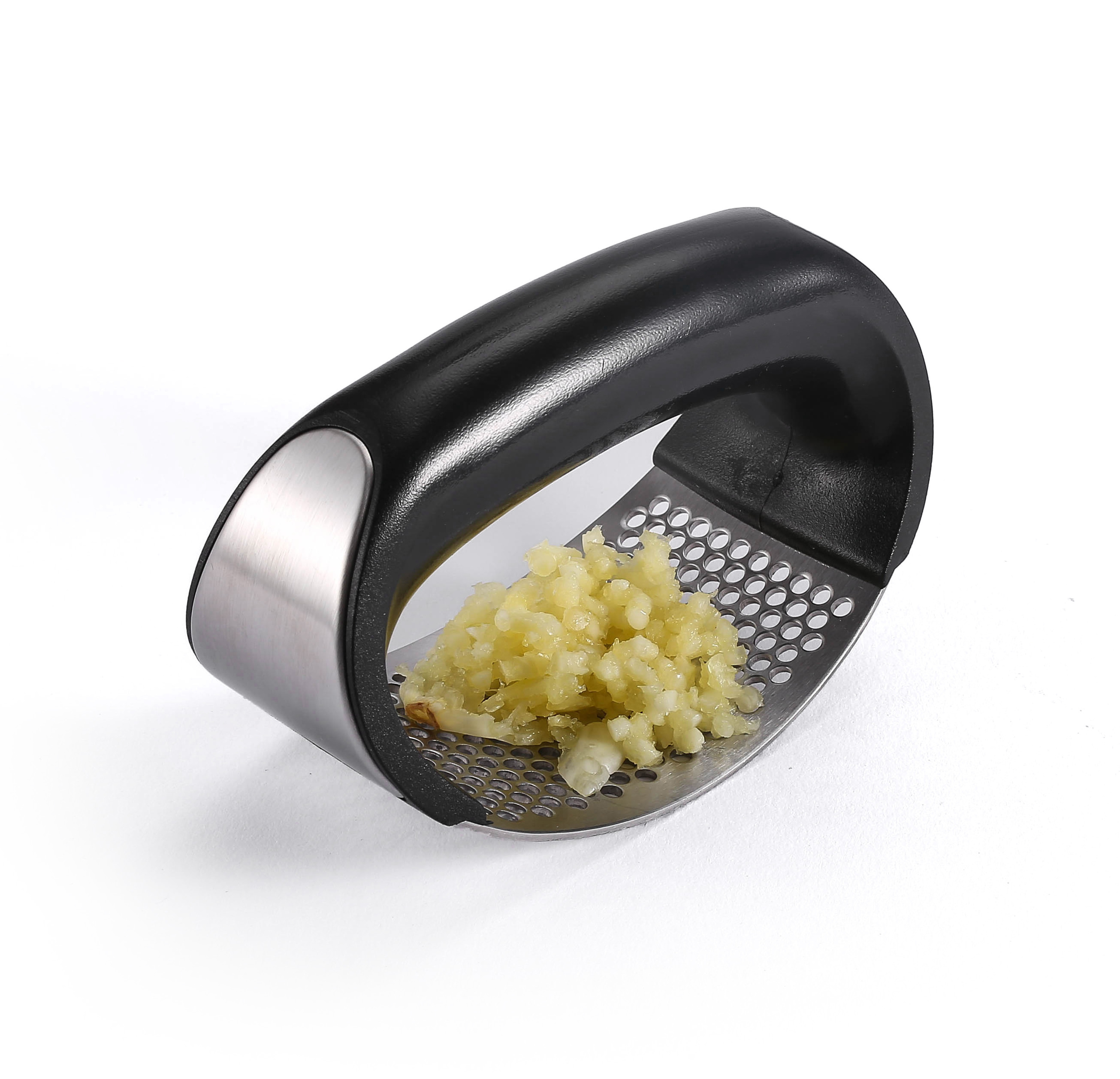 Multifunctional Hand Pressure Garlic Press Stainless Steel Arc Rocker Rocking Heavy Duty Garlic Press