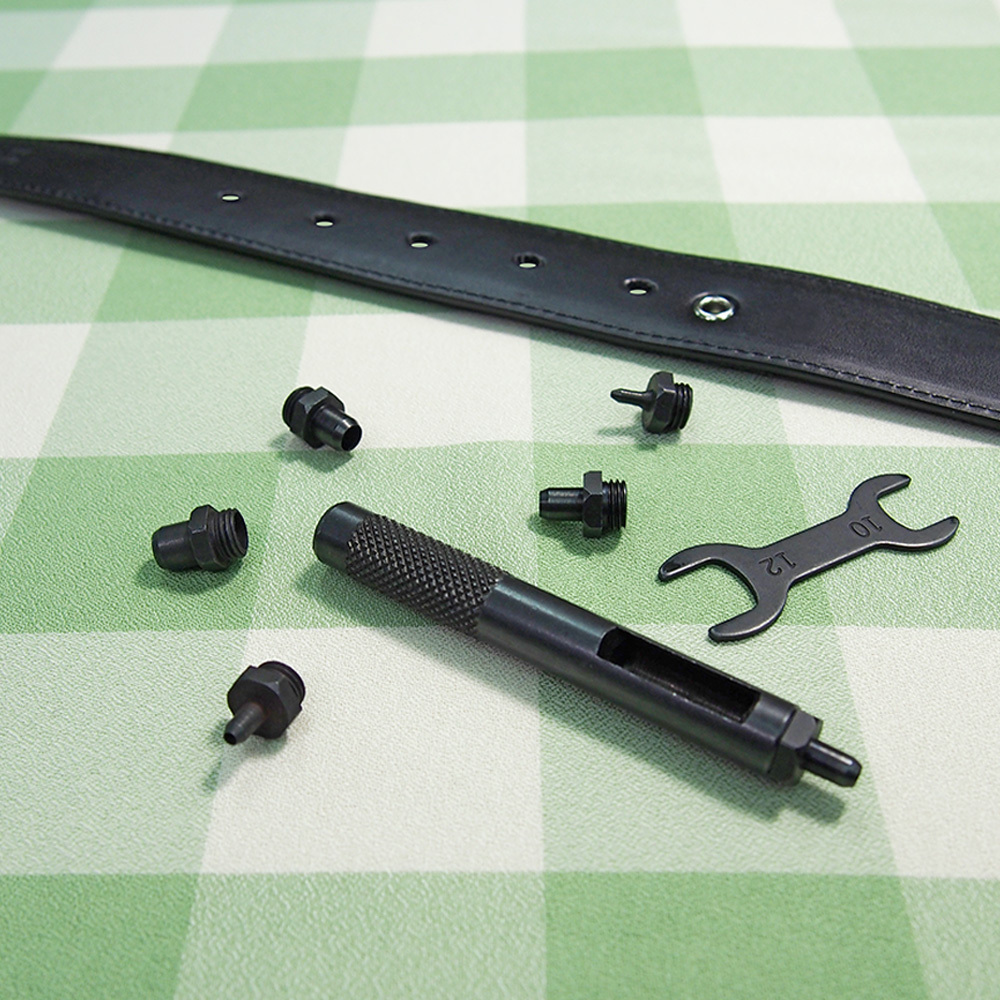 6 Pieces Hollow Punch Set for Leather, Plastic Sheets and Hard Papers