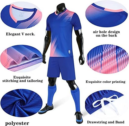 Custom Sublimation Soccer Jersey for Kids, Adult And Men Size Soccer Uniforms for Men Women with Name Team Number Logo